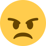 Angry face - Twitter / X