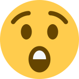 Astonished face - Twitter / X