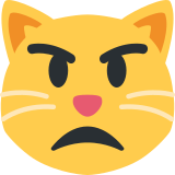 Pouting cat - Twitter / X