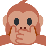 Speak-no-evil monkey - Twitter / X