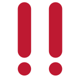 Double exclamation mark - Twitter / X