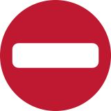 No entry - Twitter / X