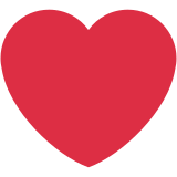 Red heart - Twitter / X