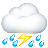 Thunderstorm emoji