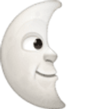 Last quarter moon face - Facebook