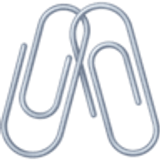 Linked paperclips - Facebook