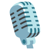 Studio microphone - Noto Color Emoji