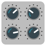 Control knobs - Noto Color Emoji