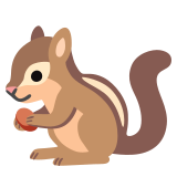 Chipmunk - Noto Color Emoji