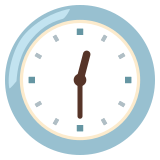 Twelve-thirty - Noto Color Emoji