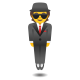 Person in suit levitating - Noto Color Emoji