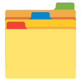 Card index dividers - Noto Color Emoji