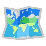 World map - Noto Color Emoji