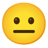 Neutral face - Noto Color Emoji