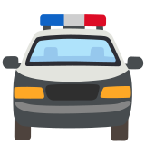 Oncoming police car - Noto Color Emoji