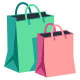 Shopping bags - Noto Color Emoji