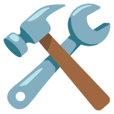 Hammer and wrench - Noto Color Emoji
