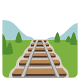 Railway track - Noto Color Emoji