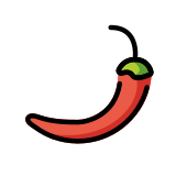 Hot pepper - OpenMoji