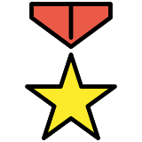 Military medal - OpenMoji