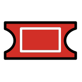 Admission tickets - OpenMoji