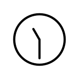 Eleven-thirty - OpenMoji