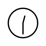 Twelve-thirty - OpenMoji