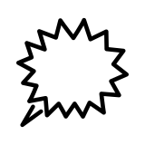 Right anger bubble - OpenMoji