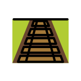 Railway track - OpenMoji