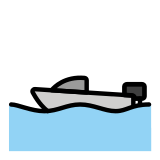 Motor boat - OpenMoji