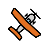 Small airplane - OpenMoji