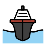 Passenger ship - OpenMoji