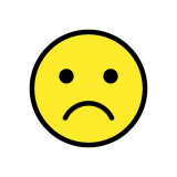 Frowning face - OpenMoji