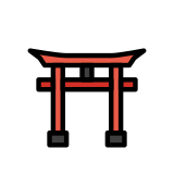 Shinto shrine - OpenMoji