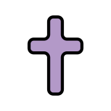 Latin cross - OpenMoji