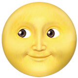 Full moon with face Emoji