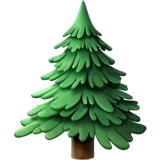 Coniferous tree emoji Whatsapp