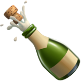 Champagne bottle Whatsapp