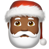 Santa Claus: medium-dark skin tone