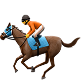 Horse race emoji
