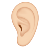 ear: light skin tone