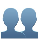 Busts in silhouette Whatsapp