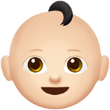 baby: light skin tone