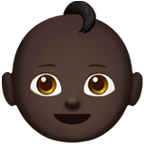 baby: dark skin tone