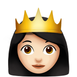 princess: light skin tone