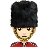 guard: light skin tone