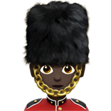 guard: dark skin tone