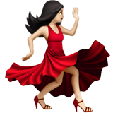woman dancing: light skin tone