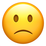 Saddened emoji