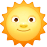 Sun with face - Facebook